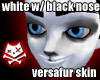 White w/ Black Nose (M)