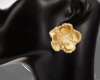 (BR) Gold Flower Earring