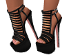 black pink heels