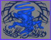 Blue Dragon Framed