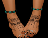 Double Jade Anklets