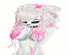 White /w pink hair