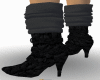 black & gray boots