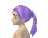 purple ponytail