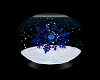 Blue Snowflake Snowglobe