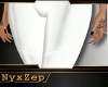 ! WHITE LEATHER PANTS v1