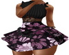Black Floral Party DR L