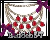 *RD* Ruby Gold Necklace