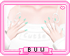 Cute Mint Nails