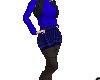 A~ Blue Skirt/Sweater