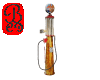 old rusted gas pump
