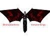 Red&Black Vampire Wings