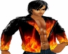 Biker Jacket. Flame