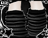 . black leg warmers