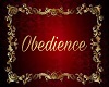 Obedience Sign