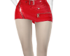 Red Leather Mini Skirt