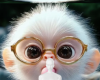 Baby funny monkey bg