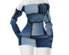 BLU JEAN PATCH DRESS