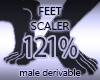 Foot Scaler Resizer 121%