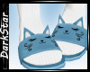 Kitty Slippers ( blue