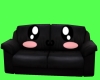Kawaii Black Couch