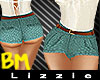 *L* BM Pleated HW Aqua 
