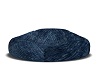 Blue Velvet Beanbag Chai