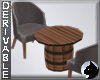!Barrel Table Chairs