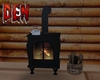 Cabin Warm Woodstove