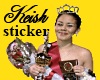 Keisha Sticker