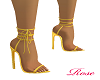 summer yellow heels