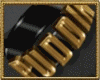 Puddin Choker Black Gold