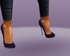 Dark Purple Pumps