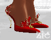 Winter Wedding Heels Red