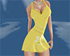 Yellow short dress