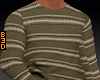Green Striped Sweatshirt