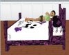 purple skull bed