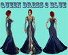 queen dress 2 blue