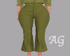 Green High Waist Pants 2