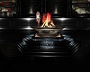 Night Wolf Fire Fountain