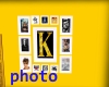 Kicking K picture frame