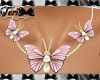 Pink Butterfly Jewel Set