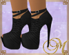 M Miresia Black Heels