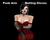 Punk Arm Netting Gloves