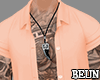 Open Shirt Orange