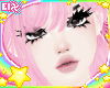 . pastel pink doll hair