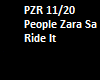 People ZaraSa Ride It