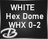 WHITE HEX DOME