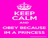 keep calm princess