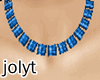 Soft blue necklace